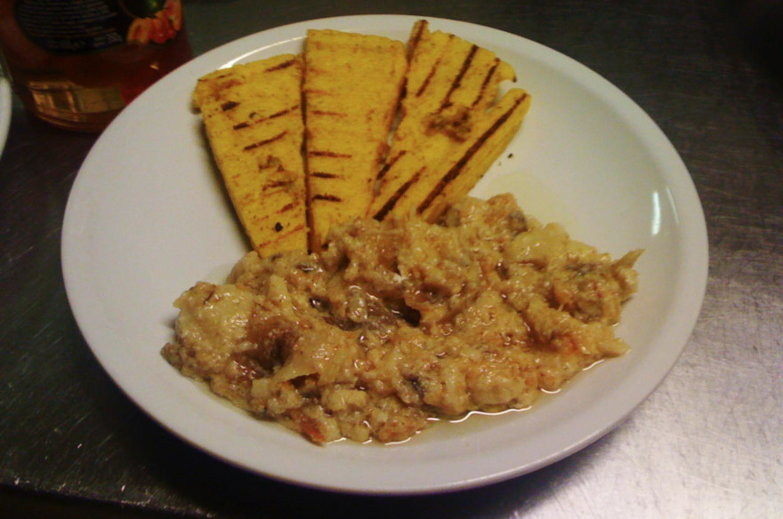 Baccalà con polenta